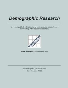 Paperback Demographic Research Volume 19 Book 5 Book