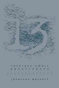 Paperback 13 Small Apostrophes: Poems Book