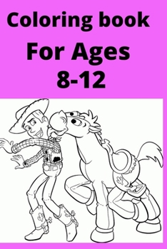 Paperback Coloring book For Ages 8 -12 [Large Print] Book