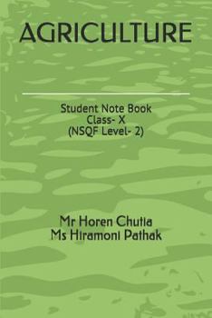 Paperback Agriculture: Student Note Book Class- X (Nsqf Level- 2) Book