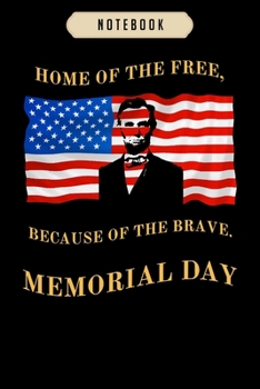 Notebook: Decoration day memorial day celebration  Notebook|6x9(100 pages)Blank Lined Paperback Journal For Student, kids, women, girls, boys, men, birthday gifts|Veteran day gifts notebook