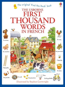 Paperback First Thousand Words in French (Usborne First Thousand Words) Book