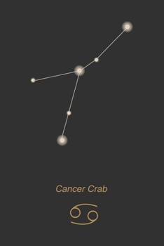 Paperback Cancer Crab: Cancer Crab notebook journals 6x9 120 page Book