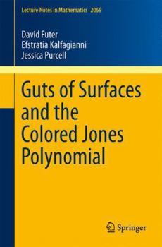 Paperback Guts of Surfaces and the Colored Jones Polynomial Book