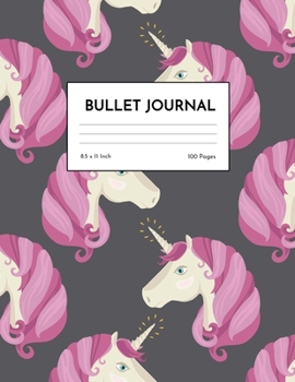 Bullet Journal: Cute Unicorn Dot Grid Notebook - Dotted Note Pad for Kids, Girls, Teens, Tweens, Women - Gifts for Birthday and Christmas | Creative Art 00544