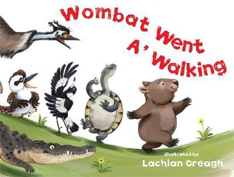 Paperback Wombat Went a Walking Book