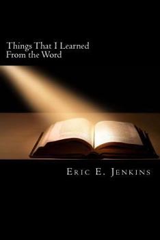 Paperback Things That I Learned From the Word Book