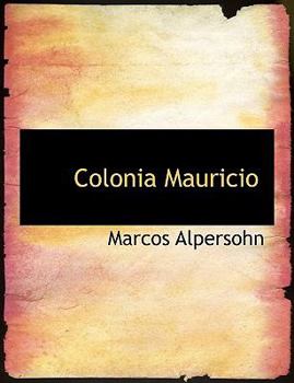 Paperback Colonia Mauricio [Yiddish] Book