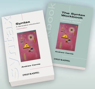 Paperback Syntax: A Generative Introduction 3rd Edition and the Syntax Workbook Set Book