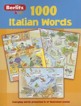 Paperback 1,000 Italian Words Book