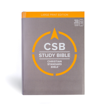 Hardcover CSB Study Bible, Large Print, Digital Study Edition, Hardcover [Large Print] Book