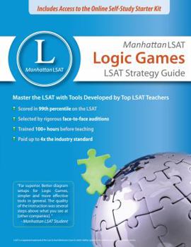 Paperback Manhattan LSAT Logic Games Strategy Guide Book