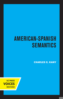 Hardcover American-Spanish Semantics Book