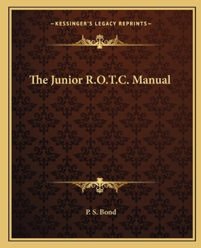 Paperback The Junior R.O.T.C. Manual Book