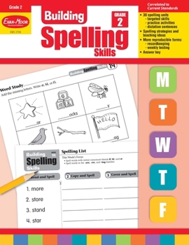 Paperback Building Spelling Skills, Grade 2 Teacher Edition Book