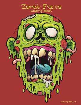 Paperback Zombie Faces Coloring Book
