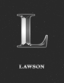 Lawson: 2 Year Weekly Planner with Note Pages (24 Months) | Silver Effect Personalized Custom Letter L Initial First Name | 2020 - 2021 | Week ... | Plan Each Day, Set Goals & Get Stuff Done
