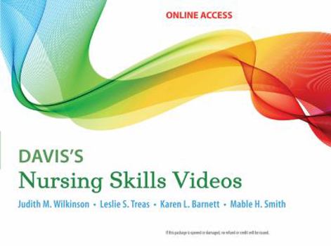 Cards Davis's Nursing Skills Videos: 4 Year Access Book