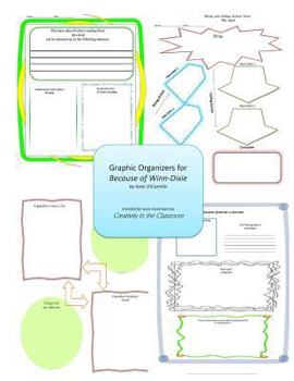 Paperback Graphic Organizers for Because of Winn Dixie Book