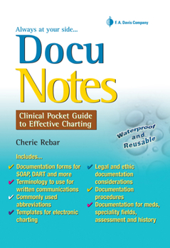 Spiral-bound Docunotes: Clinical Pocket Guide to Effective Charting Book