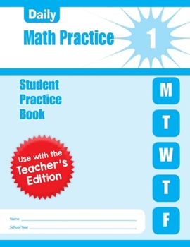 Paperback Evan-Moor Daily Math Practice, Grade 1 Student Book
