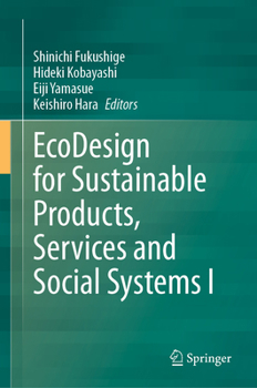 Hardcover EcoDesign for Sustainable Products, Services and Social Systems I Book