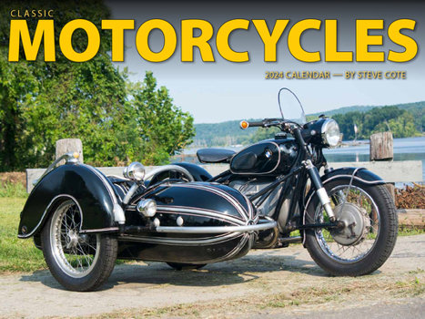 Calendar Cal 2024- Classic Motorcycles Book