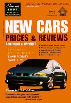 Paperback Edmund's 1997 New Cars: Prices and Reviews, American and Imports Book