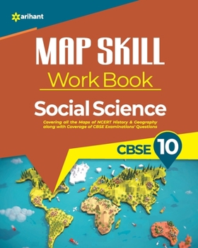 Paperback Map Skill Work Book CBSE 10th Book