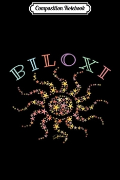 Composition Notebook: JCombs Biloxi Mississippi Starfish Sunburst  Journal/Notebook Blank Lined Ruled 6x9 100 Pages