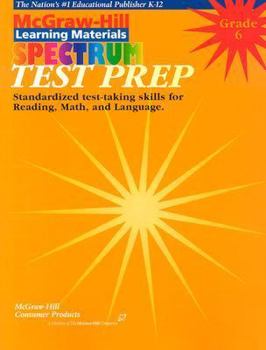 Paperback Test Prep Grade 6 Book