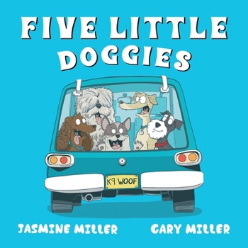 Paperback Five Little Doggies Book