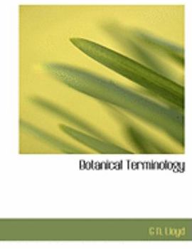 Paperback Botanical Terminology [Large Print] Book