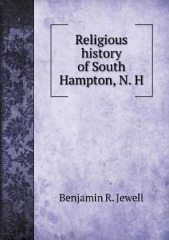 Paperback Religious history of South Hampton, N. H Book