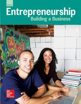 Hardcover Glencoe Entrepreneurship: Building a Business, Student Edition Book
