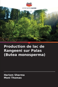 Paperback Production de lac de Rangeeni sur Palas (Butea monosperma) [French] Book