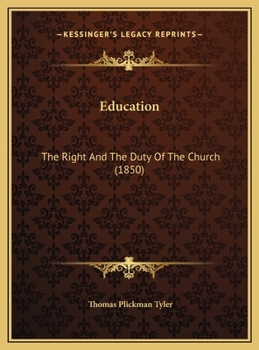 Education: The Right And The Duty Of The Church