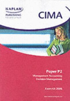 Paperback Management Accounting (CIMA Exam Kit) Book