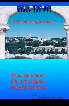 Paperback Bible Trivia: Great For Bible Study Or Family Fun Book