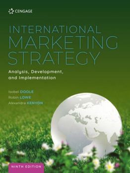 Paperback International Marketing Strategy: Analysis, Development and Implementation Book