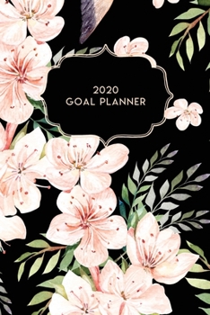 Paperback 2020 Goal Planner: 2020 Dated Goal Planner Focus Weekly Monthly Book