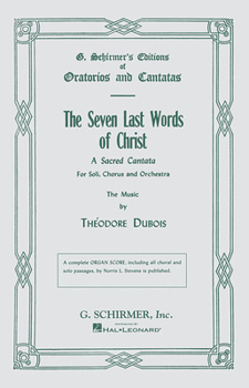 Paperback Seven Last Words of Christ: Satb Book