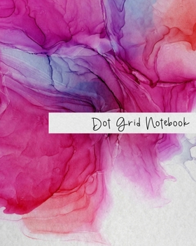 Dot Grid Notebook: 8x10 Dot Journal with Index and Page Numbers - Pink Inkwell