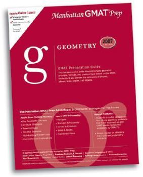 Paperback Geometry GMAT Preparation Guide (Manhattan GMAT Preparation Guide: Sentence Correction) Book