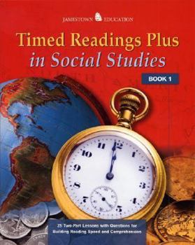 Paperback Timed Readings Plus in Social Studies: Book 3 Book