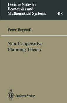 Paperback Non-Cooperative Planning Theory Book