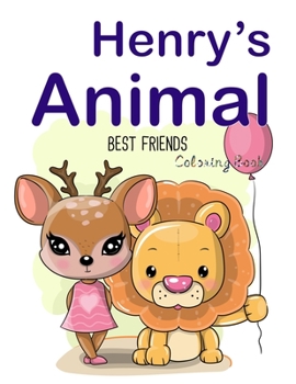 Paperback Henry's Animal Best Friends Coloring Book