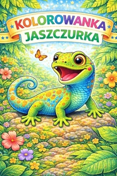 Paperback Kolorowanka jaszczurka [Polish] Book