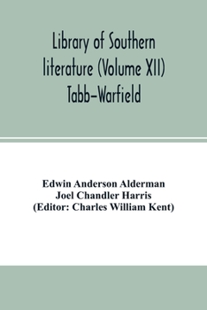 Paperback Library of southern literature (Volume XII) Tabb-Warfield Book