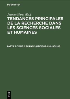 Hardcover Science Juridique. Philisophie [French] Book